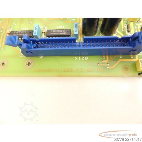 Component Siemens C98043-A1200-L 107 Steuerungskarte SN:Q69004