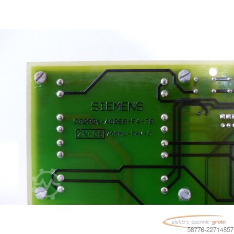 Component Siemens G32931-A0266-F4-78 Elektronikmodul