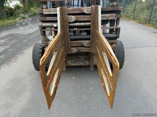 Front loader forklift LINDE H 40 D -02 / Ballenklammer / Klima