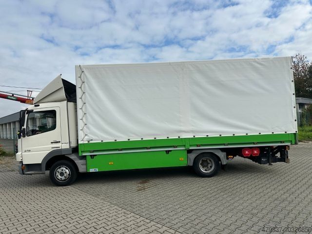 Curtain sider van MERCEDES-BENZ Atego 818 / LBW / Klima