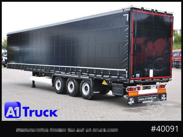 Open semitrailer with tarp KRONE SD, Tautliner, neue Plane, 1 Vorbesitzer