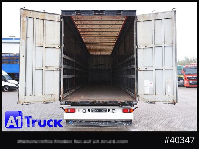 Open semitrailer with tarp KRONE SD, Mega, BPW , Hubdach, Scheibenbremse