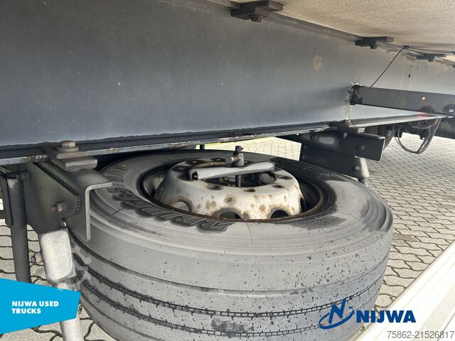 Refrigerated/frozen transport Pacton trailers TBZ.122 Carrier Maxima 1300 + Laadklep