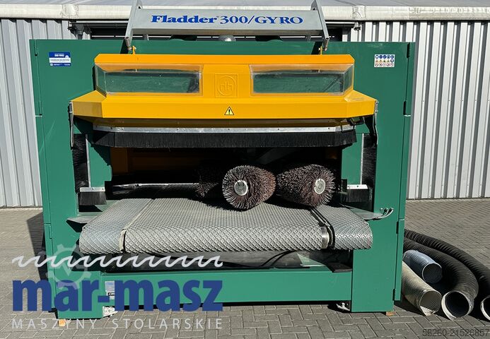 Karussell-Bürstenschleifmaschine Fladder 300/GYRO 6 szczotek 2 pompa Vacum