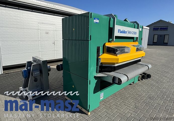 Karussell-Bürstenschleifmaschine Fladder 300/GYRO 6 szczotek 2 pompa Vacum