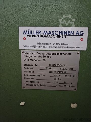 Fräsmaschine DECKEL FP3NC