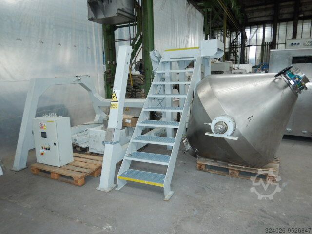 Double cone vacum blender dryer Pharmix HHR 1200