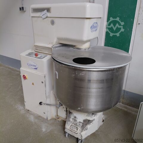 Spiralteigkneter mit fahrbarem Kessel Diosna SP 180 AD