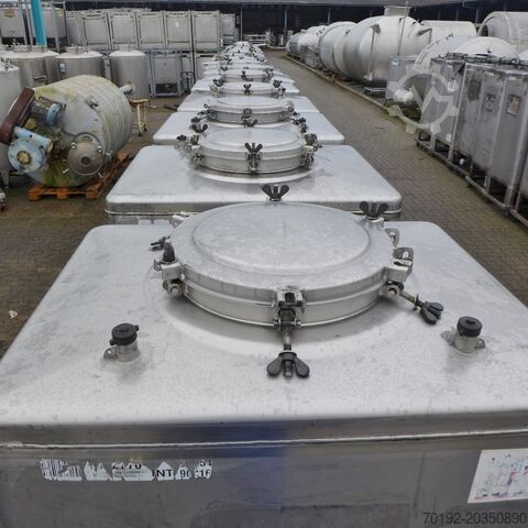 1070 liter transport container made of V2A (DIN6601) Thielmann (UCON) 9064