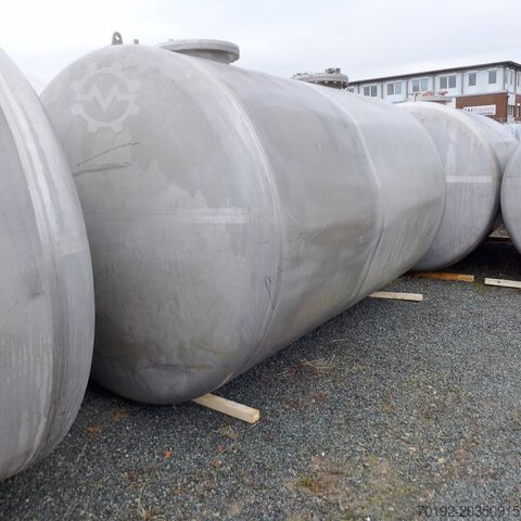 Unused 15,000-liter double-walled safety tank made of V2A stainless steel according to DIN-EN 12285- 8977