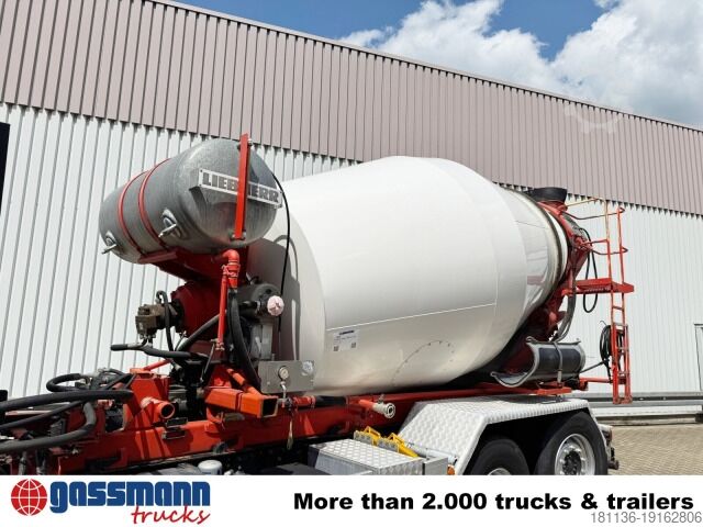 Mobile concrete mixing plant MAN TGS 26.480 6x4H-4 BL, Liebherr HTM 704, Multilift