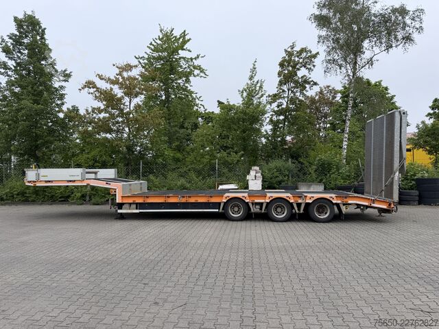 Low loader semitrailer Humbaur HTS30  3 Achs Satteltieflader, neuwertig