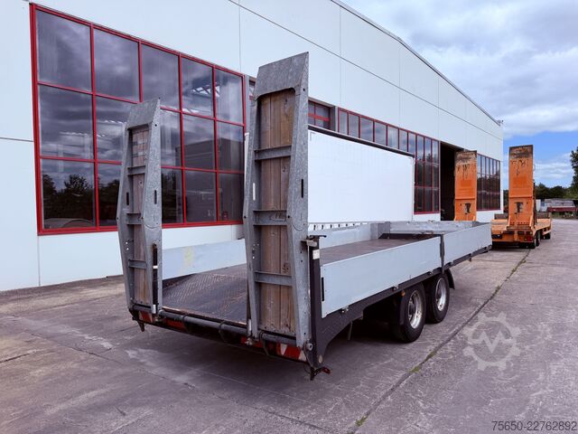 Low loader trailer  tt  Tandemtieflader