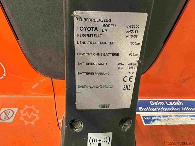 High Lift stacker BT SWE 100