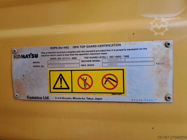 Raupenbagger Komatsu HB365LC-3 Hybrid