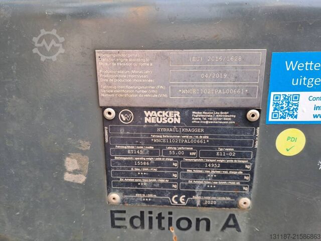 Raupenbagger Wacker Neuson ET 145
