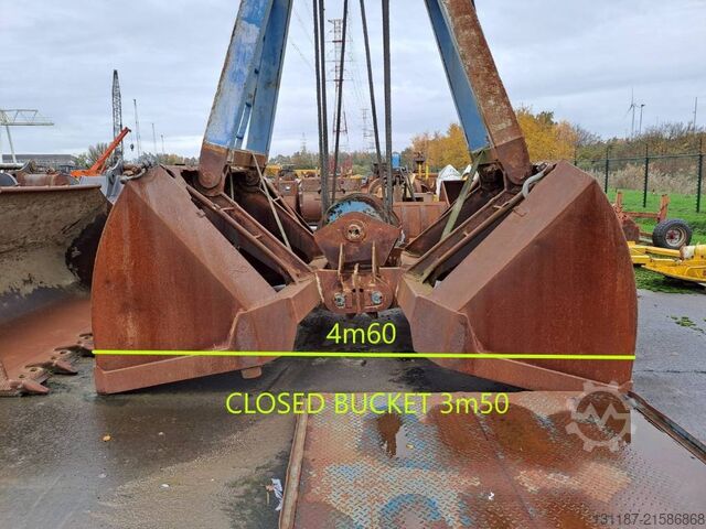 Be- und Entlademaschine  Verstegen 11M³ Clamshell Grab