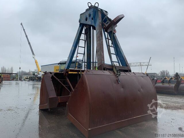 Be- und Entlademaschine  Verstegen 11M³ Clamshell Grab