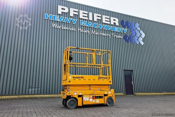 Scherenhebebühne Haulotte Optimum 8 Electric, 7.77m Working Height, 230kg Ca