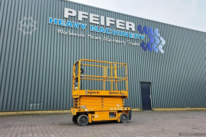 Scherenhebebühne Haulotte Optimum 8 Electric, 7.77m Working Height, 230kg Ca