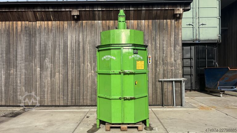 Compactor container waste press baler 220V bergmann PS 8100-29
