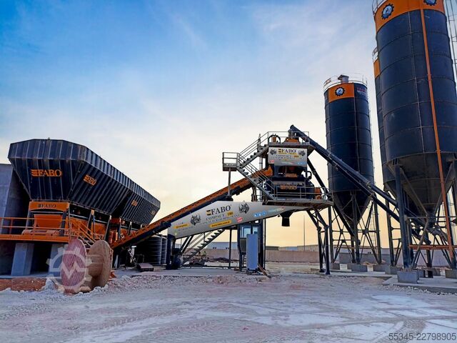 Concrete mixing plant / concrete plant FABO Concrete Batching Plant 180 m3 Compact Concrete Batching Plant