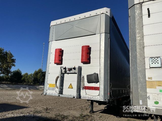 Auflieger mit Pritsche & Plane Schmitz Cargobull Curtainsider Mega