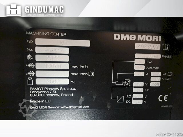 VERTIKALES BEARBEITUNGSZENTRUM DMG MORI M1 PRO