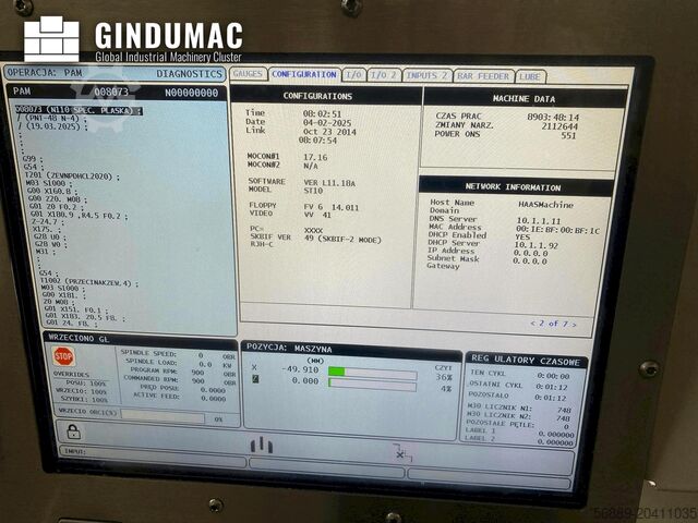 Horizontal-Drehmaschine HAAS ST-10