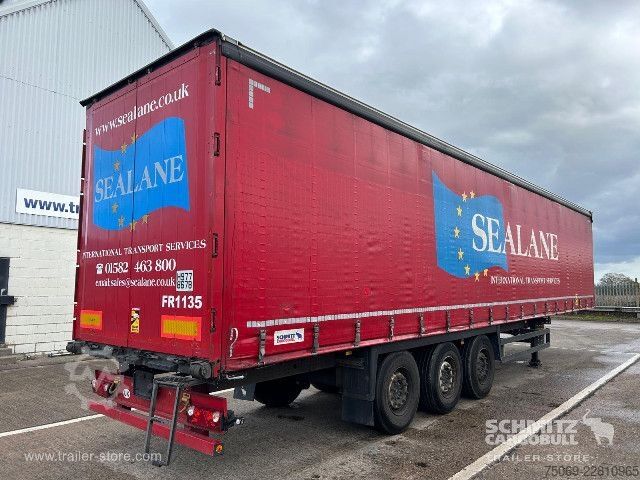 Auflieger mit Pritsche & Plane Schmitz Cargobull Curtainsider Standard