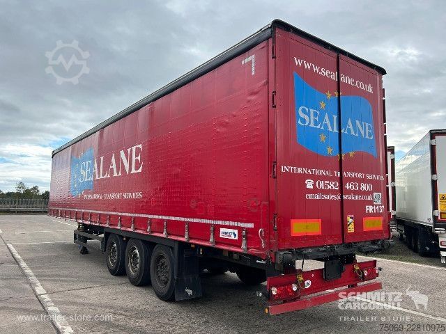 Auflieger mit Pritsche & Plane Schmitz Cargobull Curtainsider Standard