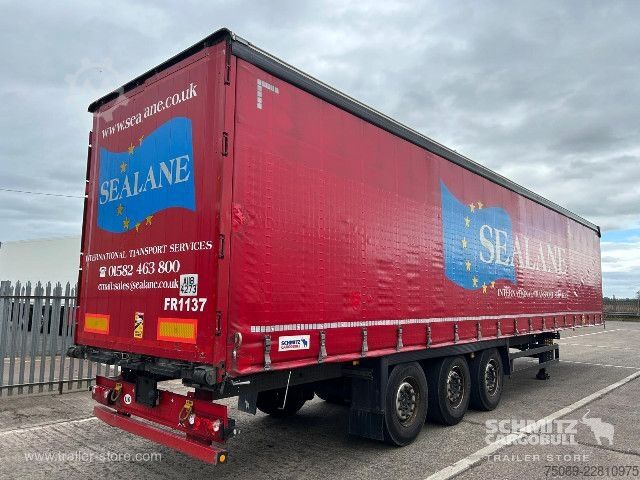 Auflieger mit Pritsche & Plane Schmitz Cargobull Curtainsider Standard