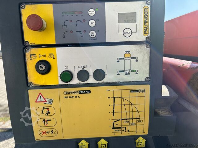 Pick-up van MAN TGL 8.220 / Palfinger PK 7001 + Funk / EURO 6