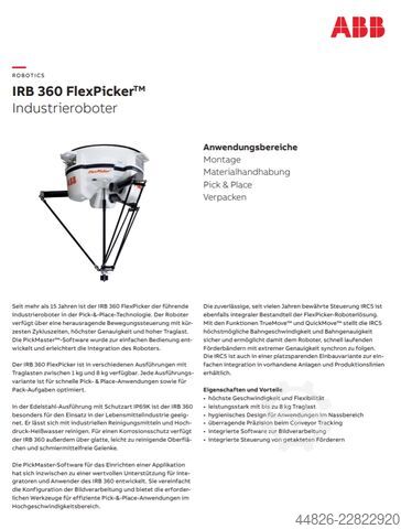 Industrieroboter ABB IRB 360 FlexPicker Industrieroboter