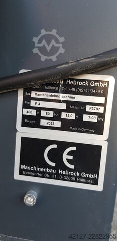 Kantenanleimmaschine - Top Zustand - Hebrock F4