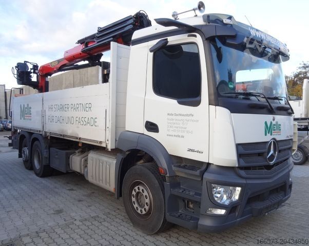 LKW mit Pritsche (offen) MERCEDES-BENZ 2646 LL Palfinger PK20.501 L TEC Lenk-Liftachse