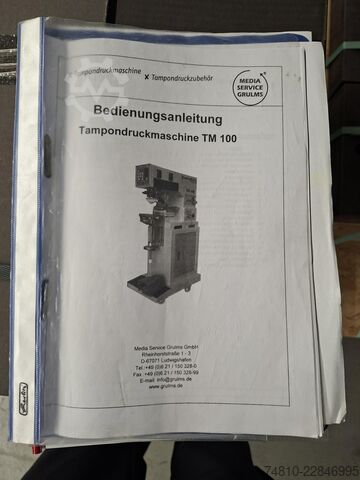 Tampondruckmaschine Tampo Mark TM-100