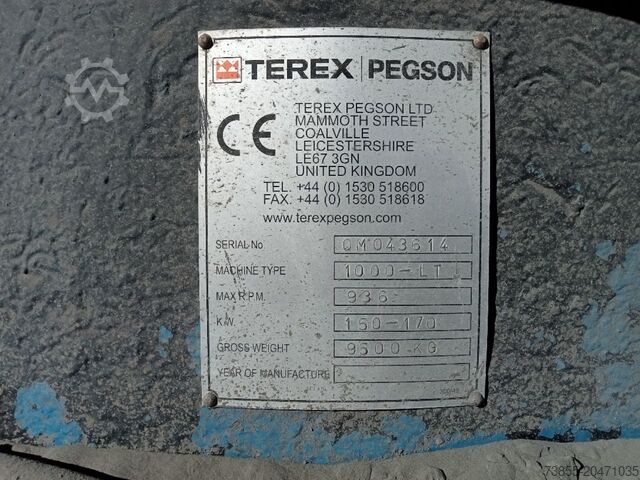 Brecher Terex Pegson 1000 SR Cone