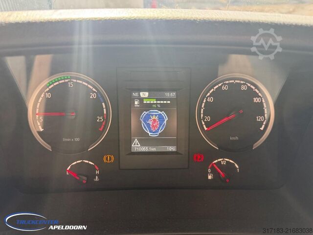 Tanker Scania R490 RVS tank, Euro 6, Stuuras, Retarder