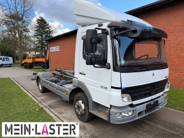 Tipper van MERCEDES-BENZ Atego 818 Abroller City Container