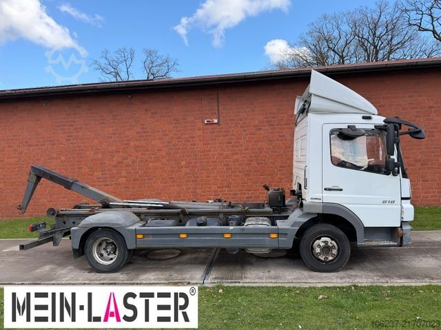 Tipper van MERCEDES-BENZ Atego 818 Abroller City Container