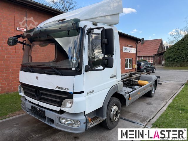 Tipper van MERCEDES-BENZ Atego 818 Abroller City Container