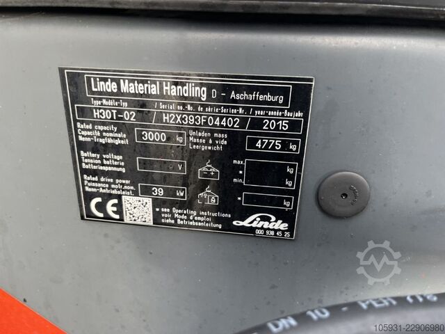 Treibgasstapler Linde H30T-02