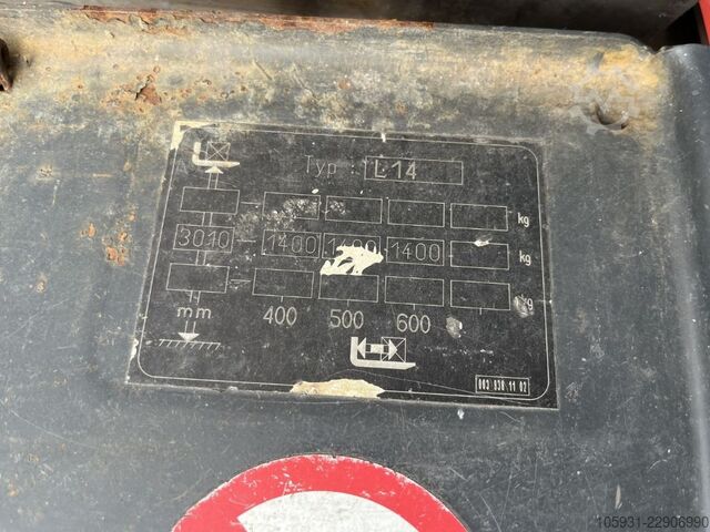 Deichselstapler Linde L14