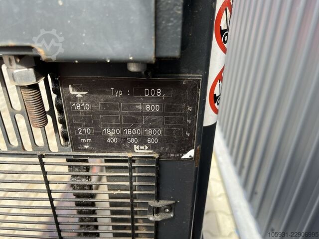 Deichselstapler Linde D08