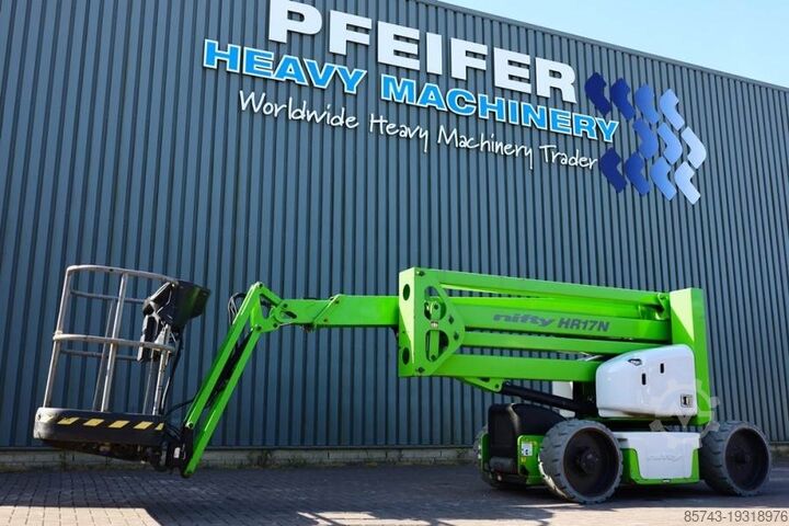 Articulated boom lift Niftylift HR17NDE HYBRIDE MK3 Hybrid Battery & Diesel, 17m W