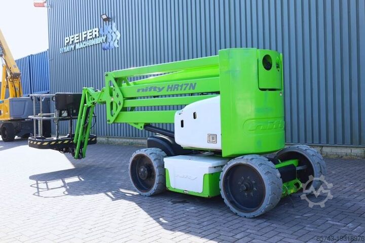 Articulated boom lift Niftylift HR17NDE HYBRIDE MK3 Hybrid Battery & Diesel, 17m W