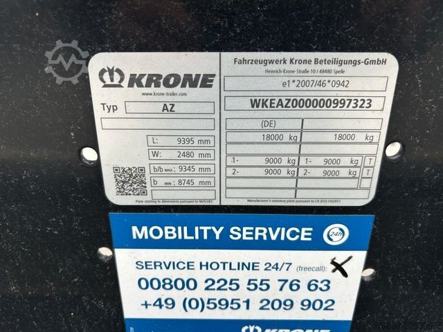 Anhänger-Wechselfahrgestell KRONE 2 Achswechselfahrgestell, Typ: AZW 18 eL3B9