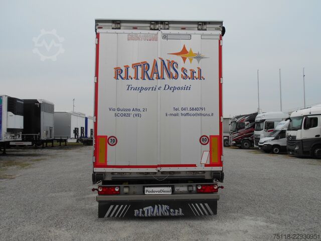Open trailer with tarp Omar 2 ASSI CENTINATO