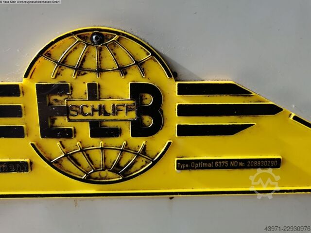 Flachschleifmaschine - Horizontal ELB-Schliff OPTIMAL 6375 ND